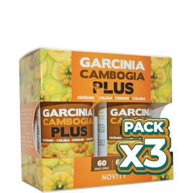 Pack 3x GARCINIA CAMBOGIA PLUS 60+60 COMPRIMIDOS NOVITY