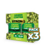 Pack 3x CAFÉ VERDE STRONG PACK ECONÓMICO 60+60 CÁPSULAS NOVITY