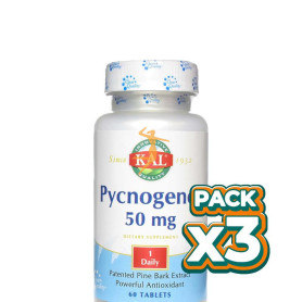 Pack 3x PYCNOGENOL 60 COMPRIMIDOS KAL