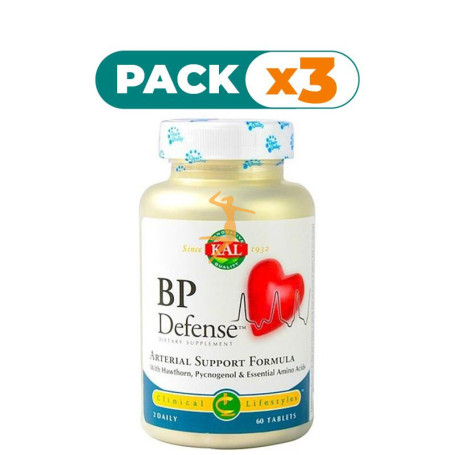 Pack 3x BP DEFENSE 60 COMPRIMIDOS KAL