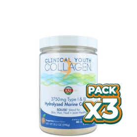 Pack 3x CLINICAL COLLAGEN TYPE I & II 298Gr. KAL