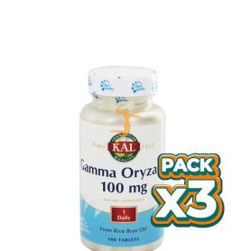 Pack 3x GAMMA ORYZANOL 100Mg. 100 TABLETAS KAL