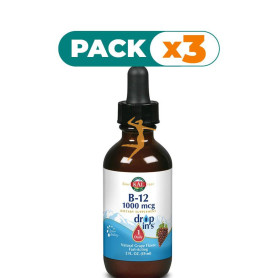 Pack 3x VEGETARIAN B12 1.000Mg. 53Ml. KAL
