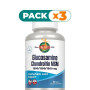 Pack 3x GLUCOSAMINA CONDROITINA MSM 90 COMPRIMIDOS KAL