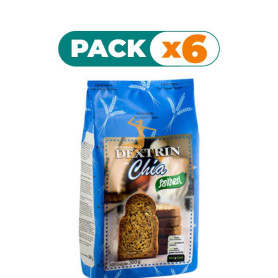 Pack 6x PAN DEXTRIN CON CHÍA 300Gr. SANTIVERI
