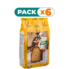 Pack 6x PAN DEXTRIN CON LINO 300Gr. SANTIVERI