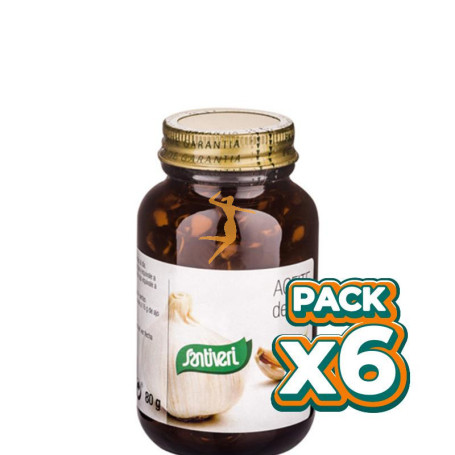 Pack 6x ACEITE DE AJO 115 PERLAS SANTIVERI