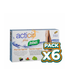 Pack 6x ACTICIR PLUS 40 CÁPSULAS SANTIVERI