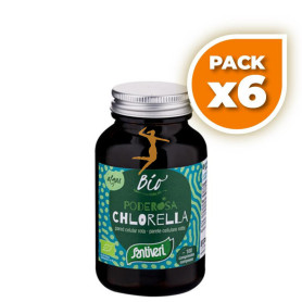 Pack 6x ALGA CHLORELLA BIO 118 COMPRIMIDOS SANTIVERI