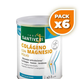 Pack 6x COLÁGENO CON MAGNESIO 275G SANTIVERI