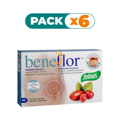 Pack 6x BENEFLOR 40 CÁPSULAS SANTIVERI