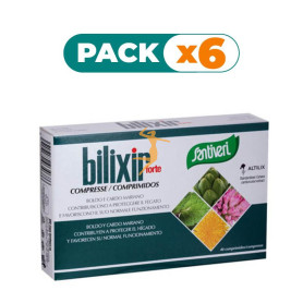 Pack 6x BILIXIR FORTE 40 COMPRIMIDOS SANTIVERI