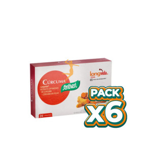 Pack 6x CÚRCUMA 24 COMPRIMIDOS SANTIVERI