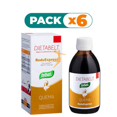 Pack 6x DB-QUEMA REDUEXPRESS JARABE 240Ml. SANTIVERI