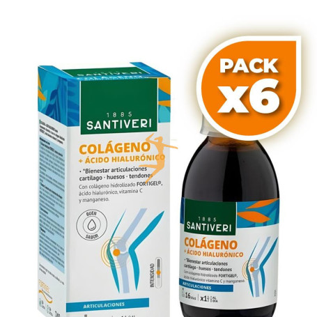 Pack 6x COLÁGENO CON MAGNESIO 240ML SANTIVERI