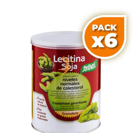 Pack 6x LECITINA BOTE 275Gr. SANTIVERI
