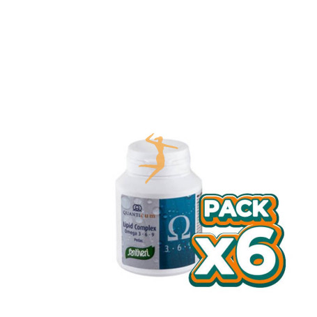 Pack 6x LIPID COMPLEX OMEGA 3-6-9 125 PERLAS SANTIVERI