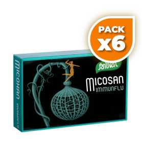 Pack 6x MICOSAN IMMUNFLU 40 CÁPSULAS SANTIVERI