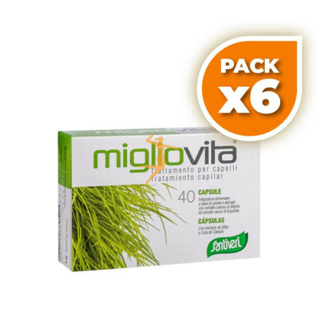 Pack 6x MIGLIOVITA 40 CÁPSULAS SANTIVERI