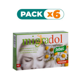 Pack 6x MIGRADOL TANACETUM CÁPSULAS 14Gr. SANTIVERI
