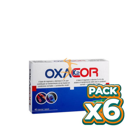Pack 6x OXACOR K-2 40 CÁPSULAS SANTIVERI