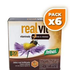 Pack 6x REALVIT VITAMINADA 20 VIALES SANTIVERI