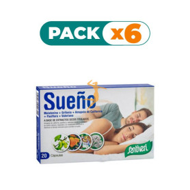 Pack 6x SUEÑO CAPSULAS 9Gr. SANTIVERI