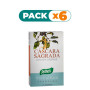 Pack 6x PLANTAS CÁPSULAS CÁSCARA SAGRADA 12Gr. SANTIVERI