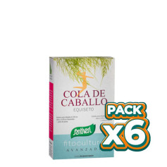 Pack 6x PLANTAS CÁPSULAS COLA CABALLO 18Gr. SANTIVERI