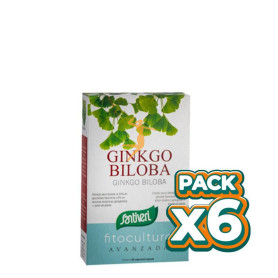Pack 6x GINKGO CÁPSULAS 18Gr. SANTIVERI
