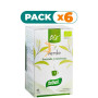 Pack 6x TÉ VERDE BIO 20 FILTROS SANTIVERI