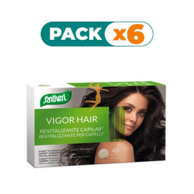 Pack 6x VIGOR HAIR REVITAL CAPILAR 48 COMPRIMIDOS SANTIVERI