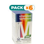 Pack 6x VITAMINAS COMPLEX MILTIVITAMIN 50 COMPRIMIDOS SANTIVERI
