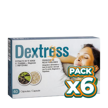 Pack 6x DEXTRESS 40 CÁPSULAS SANTIVERI