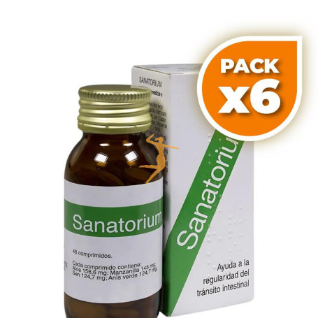 Pack 6x SANATORIUM 48 COMPRIMIDOS SANTIVERI