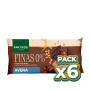 Pack 6x GALLETA FINA 0% AVENA CHOCOLATE NEGRO 90G SANTIVERI