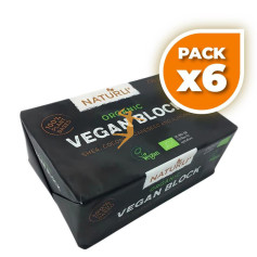 Pack 6x NATURLI ORGANIC VEGAN BLOCK BIO 200GR SANTIVERI