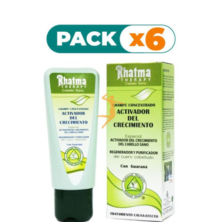 Pack 6x CHAMPÚ CON ACTIVADOR DE CRECIMIENTO 100Ml. RHATMA