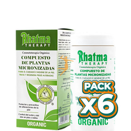 Pack 6x MICRONIZADO TALQUERA 20Gr RHATMA