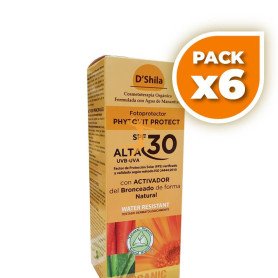 Pack 6x PROTECTOR SOLAR 30 200Ml. SHILA
