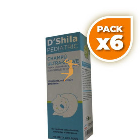 Pack 6x CHAMPÚ ULTRA-SUAVE PEDIATRIC 100Ml. SHILA