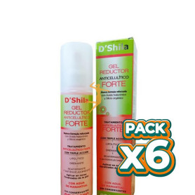 Pack 6x GEL REDUCTOR ANTICELULITICO FORTE 200Ml. SHILA