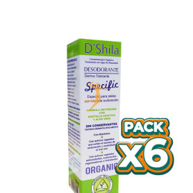 Pack 6x CREMA DESODORANTE SPECIFIC 50Ml. SHILA