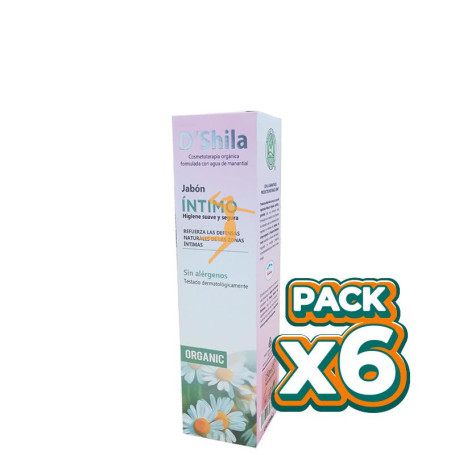 Pack 6x JABÓN ÍNTIMO 250Ml. SHILA