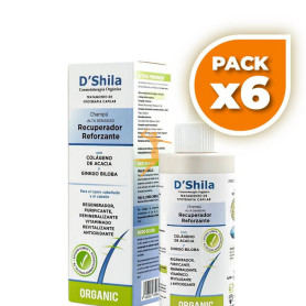 Pack 6x CHAMPÚ RECUPERADOR REFORZANTE 125Ml. SHILA