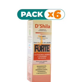 Pack 6x CHAMPÚ ALTA DENSIDAD FORTE 125Ml. SHILA