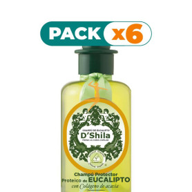Pack 6x CHAMPÚ PROTEICO DE EUCALIPTO 300Ml. SHILA