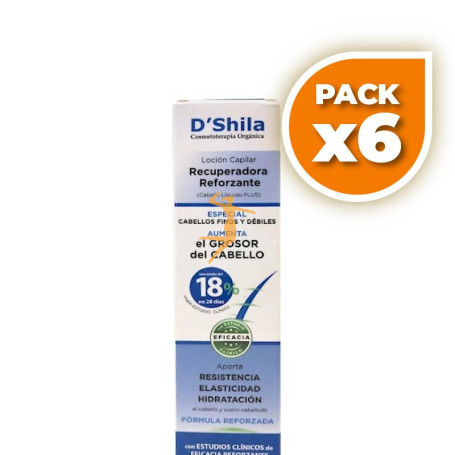 Pack 6x LOCION RECUPERADORA REFORZANTE 35Ml. SHILA
