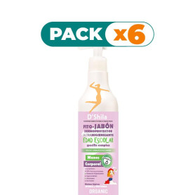 Pack 6x FITO-JABON DERMOPROTECTOR EDAD ESCOLAR 500Ml. SHILA