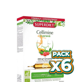 Pack 6x CELLIMINE QUEMA GRASAS BIO 20 AMPOLLAS SUPERDIET